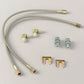 Wilwood 220-8307 Universal 18" Flexline Stainless Steel Braided Brake Hose Kit