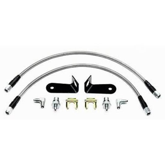 Wilwood 220-8755 Front Flexline Stainless Brake Hose Kit for Holden Monaro & VT-VZ Commodore