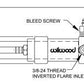 Wilwood | WIL260-1333 | ALLOY CLUTCH SLAVE CYLINDER WB260-1333 BLACK SUITS 3/4" MASTER CYLINDER