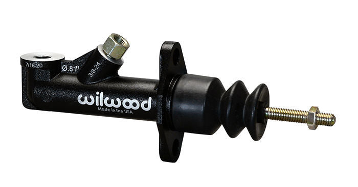 WILWOOD GS COMPACT MASTER CYLINDER BLACK WB260-15092 REMOTE STYLE 13/16" BORE