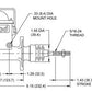 Wilwood 260-6765 High Volume Master Cylinder 7/8" Bore Integrated Reservoir