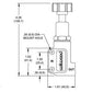 Wilwood 260-8419 Brake Proportioning Valve Knob Adjustment 1/8 NPT In/Outlets