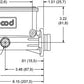Wilwood WB260-8555-BK Tandem Chamber Master Cylinder 1" Bore Black