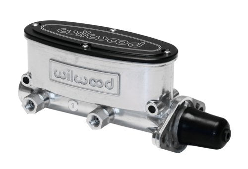 Wilwood Disc Brakes WIL260-8555-P 1" Aluminium Tandem Chamber Master Cylinder without Push Rod - Bright (WB260-8555-P)