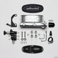 WILWOOD 1" TANDEM MASTER CYLINDER WB261-13269-P POLISHED WITH VALVE & BRACKET