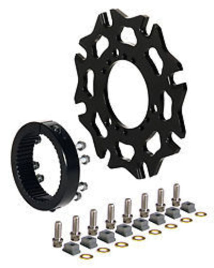 Wilwood Disc Brakes WIL270-10484 270-10484 Sprintcar Inboard Splined Hub Adaptor Kit Axle Clamp Dynamic