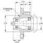 Wilwood 270-9486 Replacement Billet Alloy Vented Rotor Hub 5 x 4.50"/4.75" for Ford Mustang