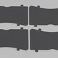 WILWOOD BRAKE PAD SHIM SET 0.032" THICK BILLET SUPERLITE CALIPERS WB 300-8460