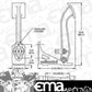 WILWOOD FLOOR MOUNT SINGLE MASTER CYLINDER BRAKE/CLUTCH PEDAL 6.00:1 WB340-1289