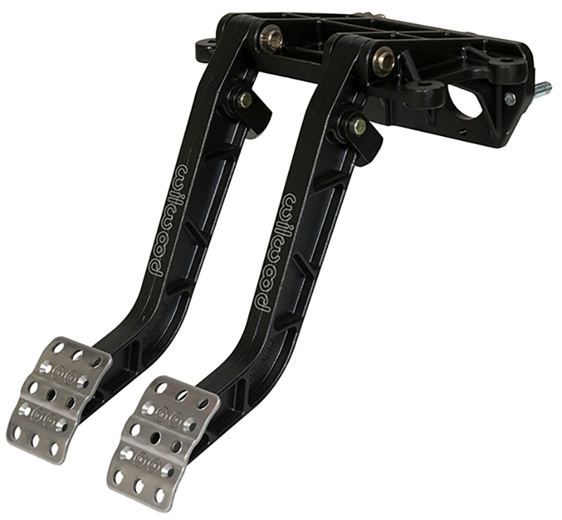 Wilwood Disc Brakes Brake/Clutch Pedal Assemblies Forward Mount 7:1 Ratio Rectangle Aluminum Black