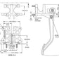 Wilwood 340-5181 Swing Mount Brake Pedal Assy 6.25:1 Ratio Dual Master Cylinder
