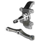 2" Forged Steel Drop Spindle including Steering Arm (Suit Mustang II Suspension Geometry) (WB830-9807)