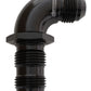 Aeroflow AF533-10BLK 90 Deg Bulkhead -10AN Ful Flowblack No Restriction Nut Seper
