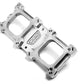 Weiand WM7163P Supercharger Carburettor Adaptor Polished Finish