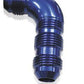 Aeroflow AF533-20 90 Deg Bulkhead -20AN Ful Flowblue No Restriction Nut Seper