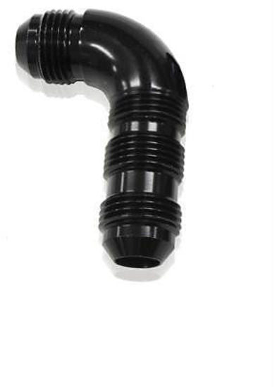 Aeroflow AF533-20BLK 90 Deg Bulkhead -20AN Ful Flowblack No Restriction Nut Seper