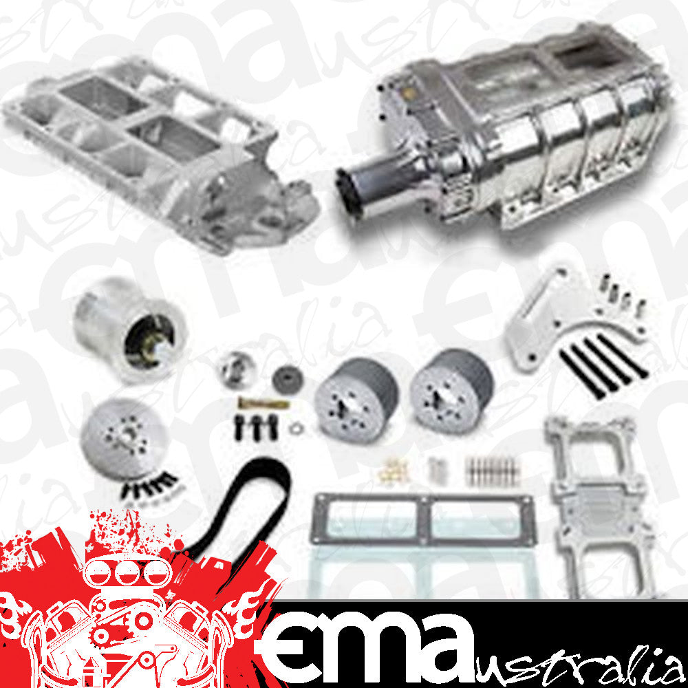 Weiand WM7582P Chev SB V8 1955-86 Polished 6-71 Supercharger Kit 1/2" Pitch