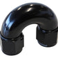 Aeroflow AF536-06BLK -6AN 180 Deg Swivel Coupler Black Billet Full Flow 1 Piece