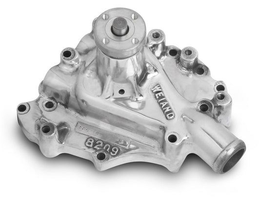 Weiand WM8209P Action +Plus H/V Water Pump Polished Suit Ford 302-351C V8