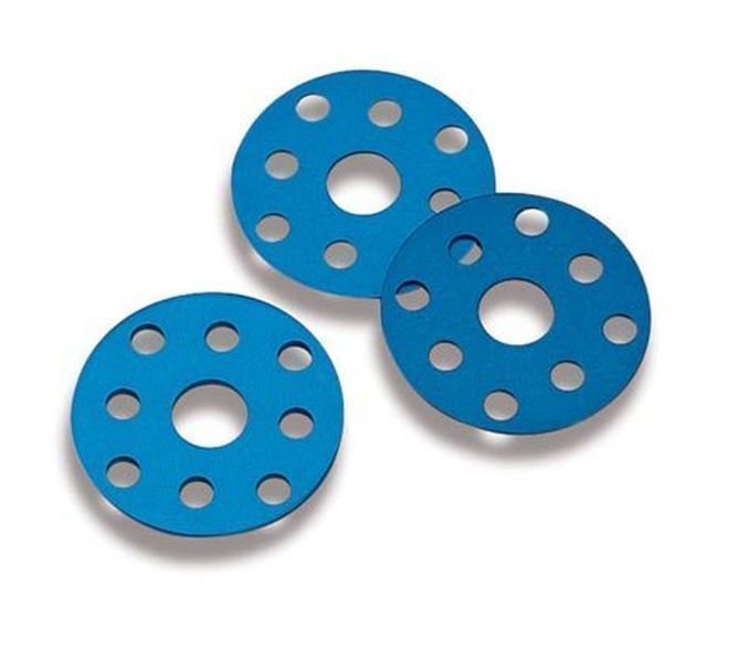 Weiand WM8230 Universal Water Pump Pulley Spacer Kit Aluminium Set Of 3