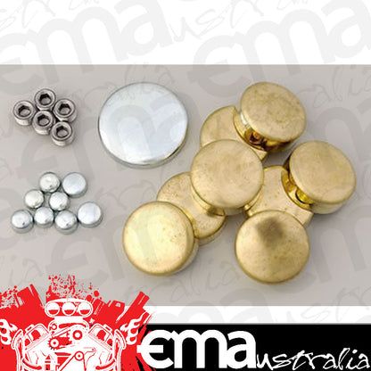 Endurotec WPK350 Chevy Small Block 267-350Ci V8 Brass Welch Plug Kit