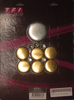 Endurotec WPK351 Ford Cleveland V8 Brass Welch Plug Kit