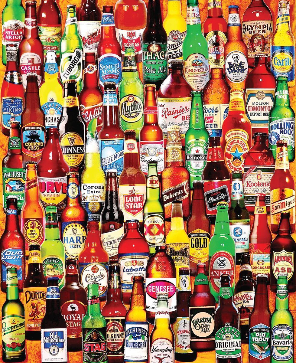 Puzzles WPZ-1047PZ 99 Bottles Of Beer 1000 Piece Jigsaw Puzzle Finished Size 30" X 24"