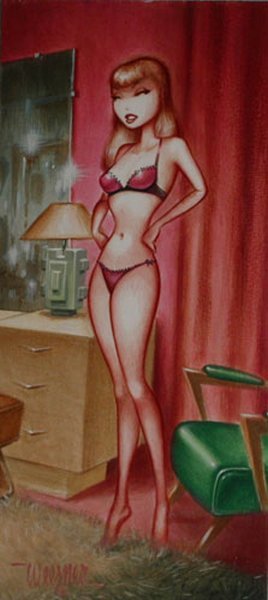 Weesner WSANGEL Angel Signed & Dated Poster 9 X 17.250"