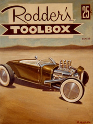 Weesner WSRodDERSTOOL Rodders Toolbox Signed Poster 12 X 16"