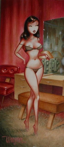 Weesner WSVAMP Vamp Signed & Dated Poster 9 X 17.250"