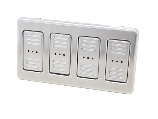 Watson's StreetWorks WSWL39-5B4XG Illuminated Power Window Switch suit 4 Door Car Grooved Console 4 Switch Only