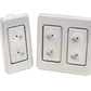 Watson's StreetWorks WSWL39-5BT Illuminated Triple Power Window Switch suit 2 Door Car Dimpled Console 3 Switch Only