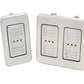 Watson's StreetWorks WSWL39-5BTG Illuminated Triple Power Window Switch suit 2 Door Car Grooved Console 3 Switch Only