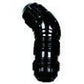 Aeroflow AF537-06BLK 45 Deg Bulkhead -6AN Full Flowblack No Retrictio Nut Seperat