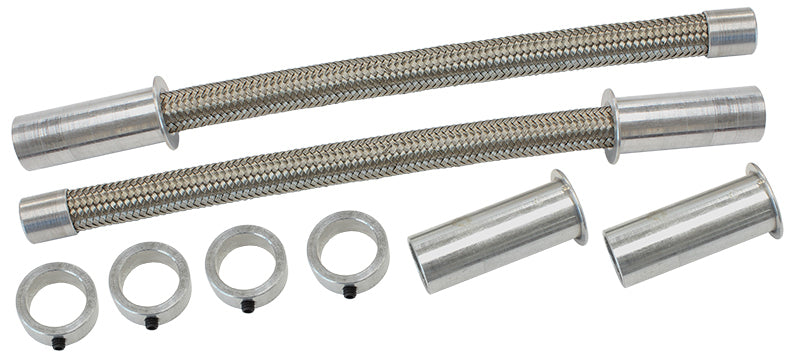 Watson's StreetWorks WSWLSS50-12 S/S Braided Door Loom Kit 1/2" O.D. X 3/8" I.D. X 7" Pair Wswlss50-1/2