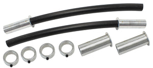 Watson's StreetWorks WSWLSS57-12 Nylon & Billet Aluminium Door Loom Kit 1/2" O.D. X 3/8" I.D. X 7" Pair Wswlss57-1/2