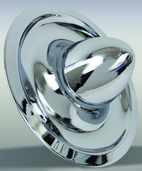 Wheel Vintiques WV1026 Chrome Short Bullet Cap 3-1/2" Tall