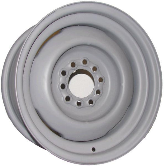 Wheel Vintiques WV14-5512234 Gennie Steel Rim 15 X 5" - Grey Primer Finish 4-1/2 & 4-3/4" Bolt Circle w/ 2-3/4" Back Space