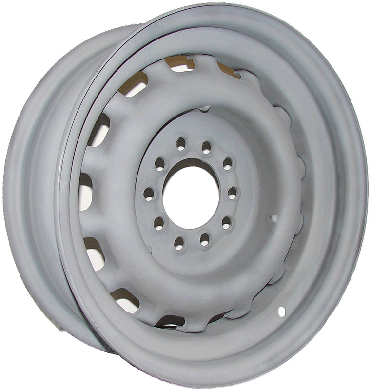 Wheel Vintiques WV17-5512314 Artillery Steel Rim 15 X 5" - Grey Primer Finish 4-1/2 & 4-3/4" Bolt Circle w/ 3-1/4" Back Space