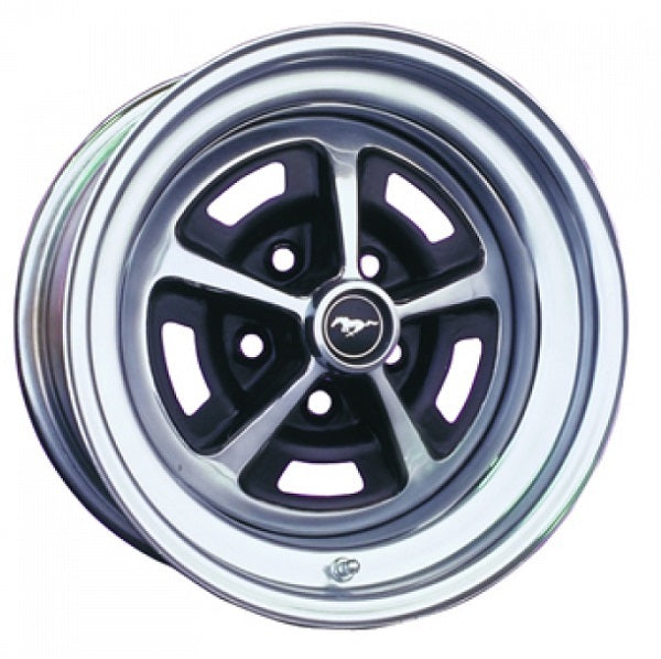 Wheel Vintiques WV54-561204 15X6 54 Series Magnum 500 Ea 5X4.5Bc 4Bs Chrome Mustang