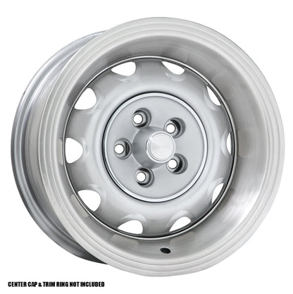 Wheel Vintiques WV56-5712044 Chrysler Rallye 15" X 7" Silver Powder Coat 5 X 4-1/2" 4-1/4" Backspace