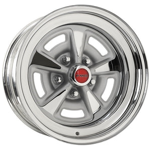 Wheel Vintiques WV60-583404-C Chrome Pontiac Rallye Ii Rim 15 X 8" 4-3/4" Bolt Circle w/ 4" Back Space