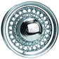 Wheel Vintiques WV73-561203 Chrome Street Rod Wire Rim 15 X 6" 4-1/2 & 4-3/4" Bolt Circle w/ 3" Back Space