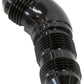 Aeroflow AF537-20BLK 45 Deg Bulkhead -20AN Ful Flowblack No Retrictio Nut Seperat
