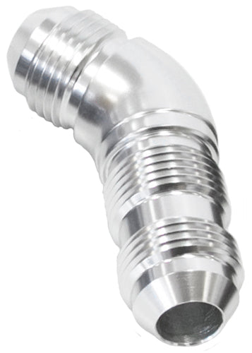 Aeroflow AF537-20S 45 Deg Bulkhead -20AN Ful Flowsilver No Retrictio Nut Sepera