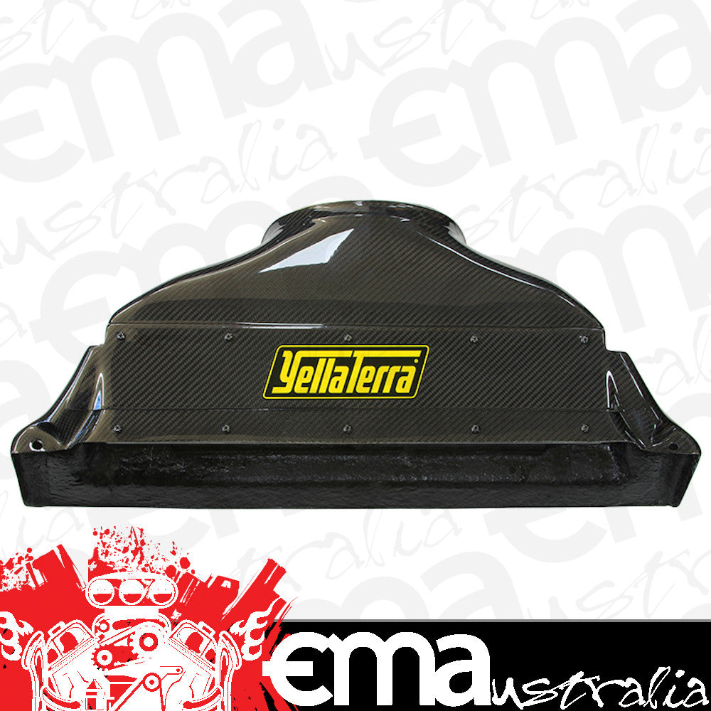 Yella Terra YT6000TR-2 Carbon Fibre Cold Air Intake - Over The Radiator (With Integrated K&N Filter, Suit Commodore Ve) ()