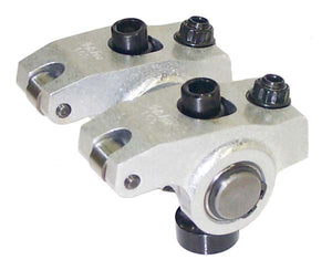 Yella Terra YT6008 Platinum Roller Rocker Set 1.55 X 1.55 Ratio 7/16" Mount Twin Shaft S/B Chev W/ Bowtie Iron And Aluminium Heads