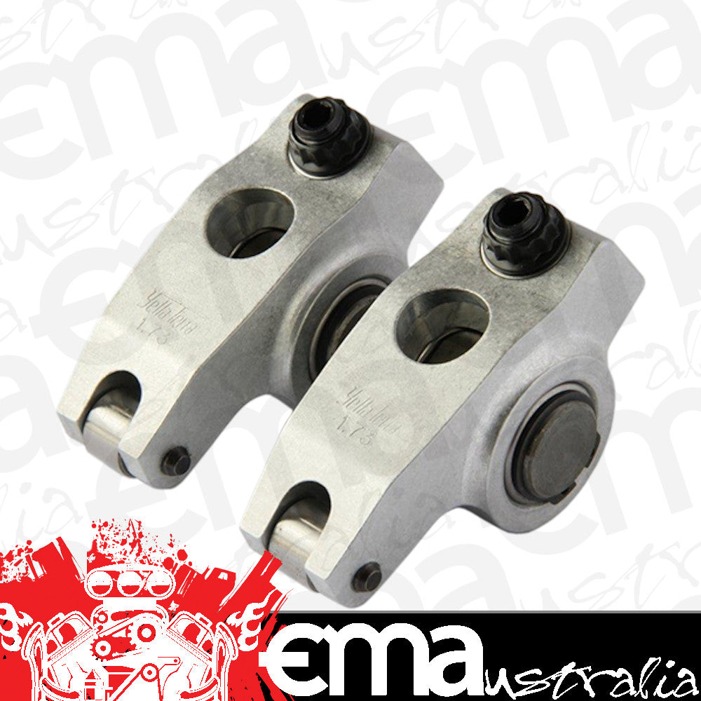 Yella Terra YT6015 Ford 302-351C Roller Rocker Set 1.73 Ratio 5/16" Mount Bolt-On Adjustable