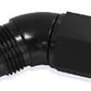 Aeroflow AF542-04BLK 45 Deg Female - Male -4AN Black Full Flow
