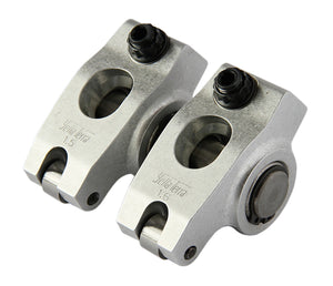 Yella Terra YT6341 Platinum Roller Rocker Set 1.6 X 1.5 Ratio 7/16" Mount Twin Shaft Adjustable S/B Chev W/ Allpro Bowtie Brodix Track 1 Dart Ii Iron Eagl